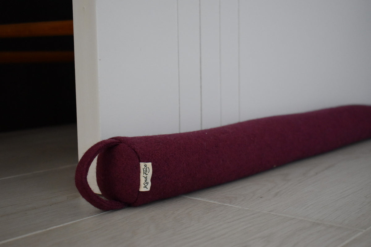 Felted NZ Wool Draught Stopper
