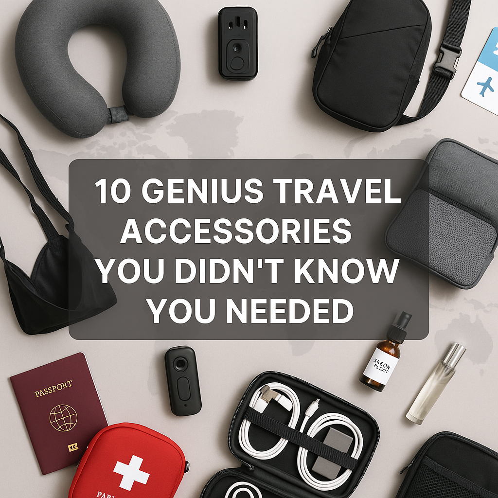 ✈️ 10 Genius Travel Accessories You Didn’t Know You Needed (But Now Can’t Live Without)